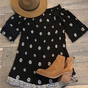 Off the shoulder dress